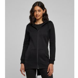 Long sweat zippé à capuche Build Your Brand Ladies Parka