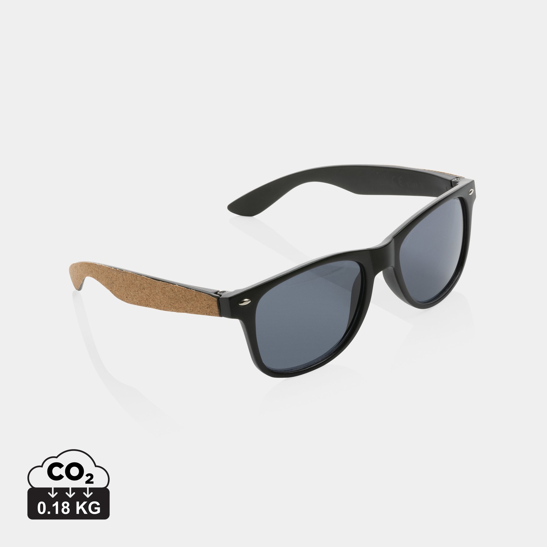 Lunettes de soleil en PC recyclé GRS avec liège Lunettes de soleil en PC recyclé GRS avec liège