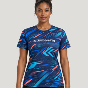 Tee-shirt running femme imprimé fabriqué en France Lure – vue 3