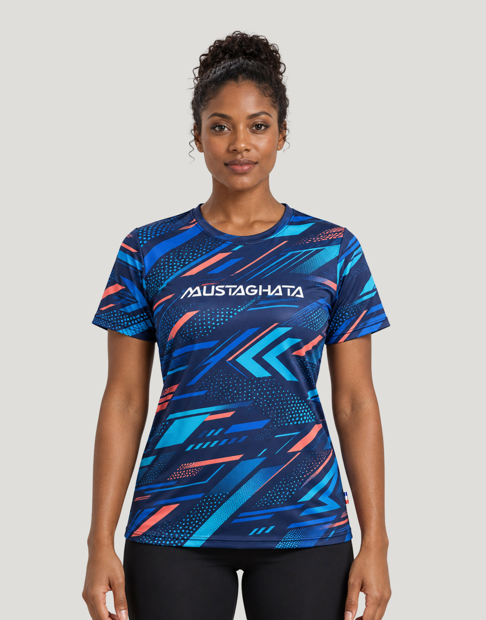 Tee-shirt running femme imprimé fabriqué en France Lure Tee-shirt running femme imprimé fabriqué en France Lure – vue 3