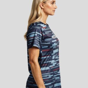 Tee-shirt running femme imprimé fabriqué en France Lure – vue 5