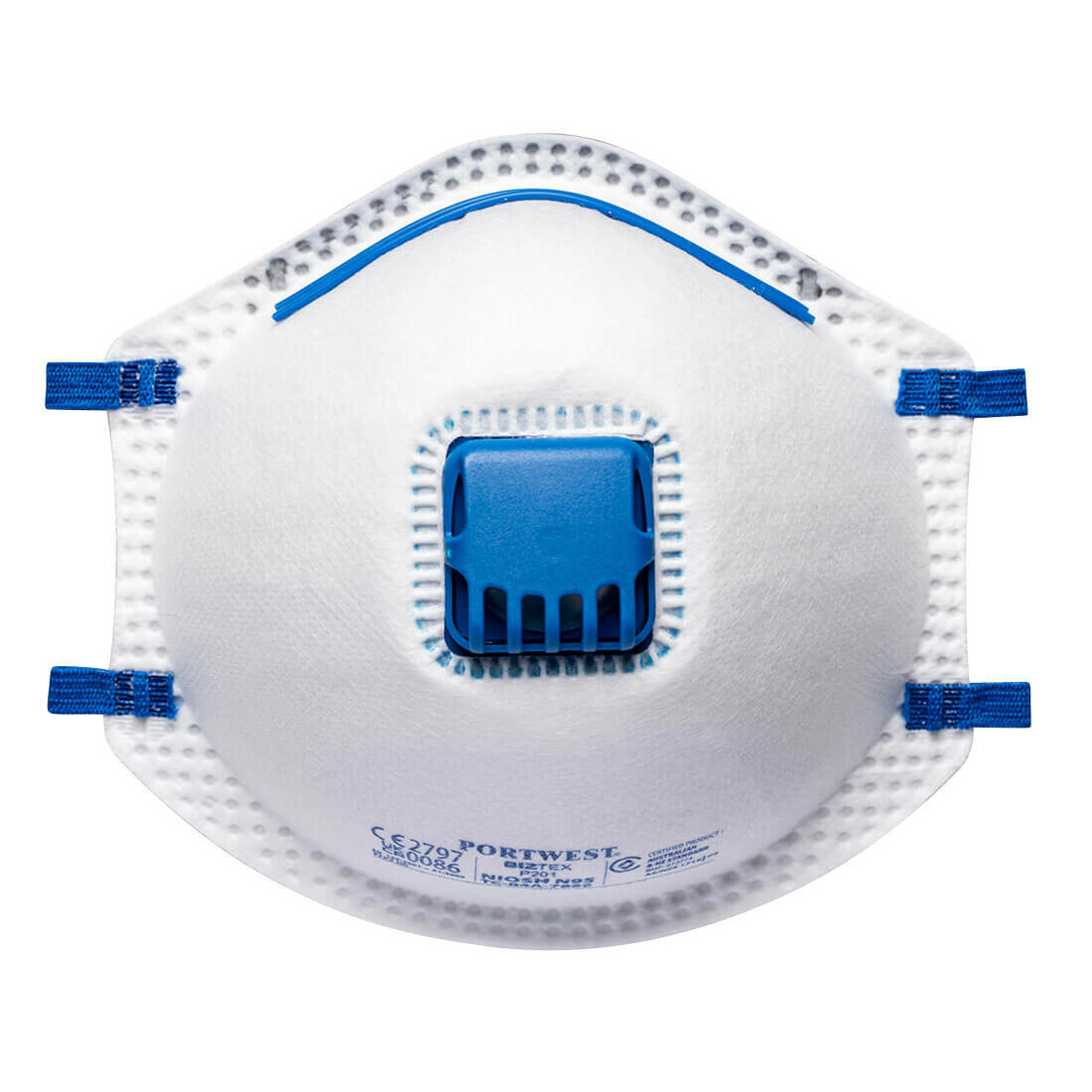 Masque FFP2 avec valve Portwest P201 Masque FFP2 avec valve Portwest P201