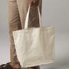 Maxi sac shopping en polycoton recyclé Westford Mill Revive Recycled Tote