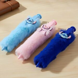 Maxi Stylo Bille Fourrure Stitch & Angel Disney