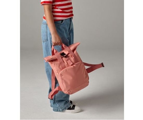 Mini sac à dos fermeture à enroulement Bag Base Recycled Twin Handle Roll-Top Laptop Backpack Mini sac à dos fermeture à enroulement Bag Base Recycled Twin Handle Roll-Top Laptop Backpack