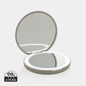 Miroir de maquillage à LED en plastique recyclé RCS Lumora