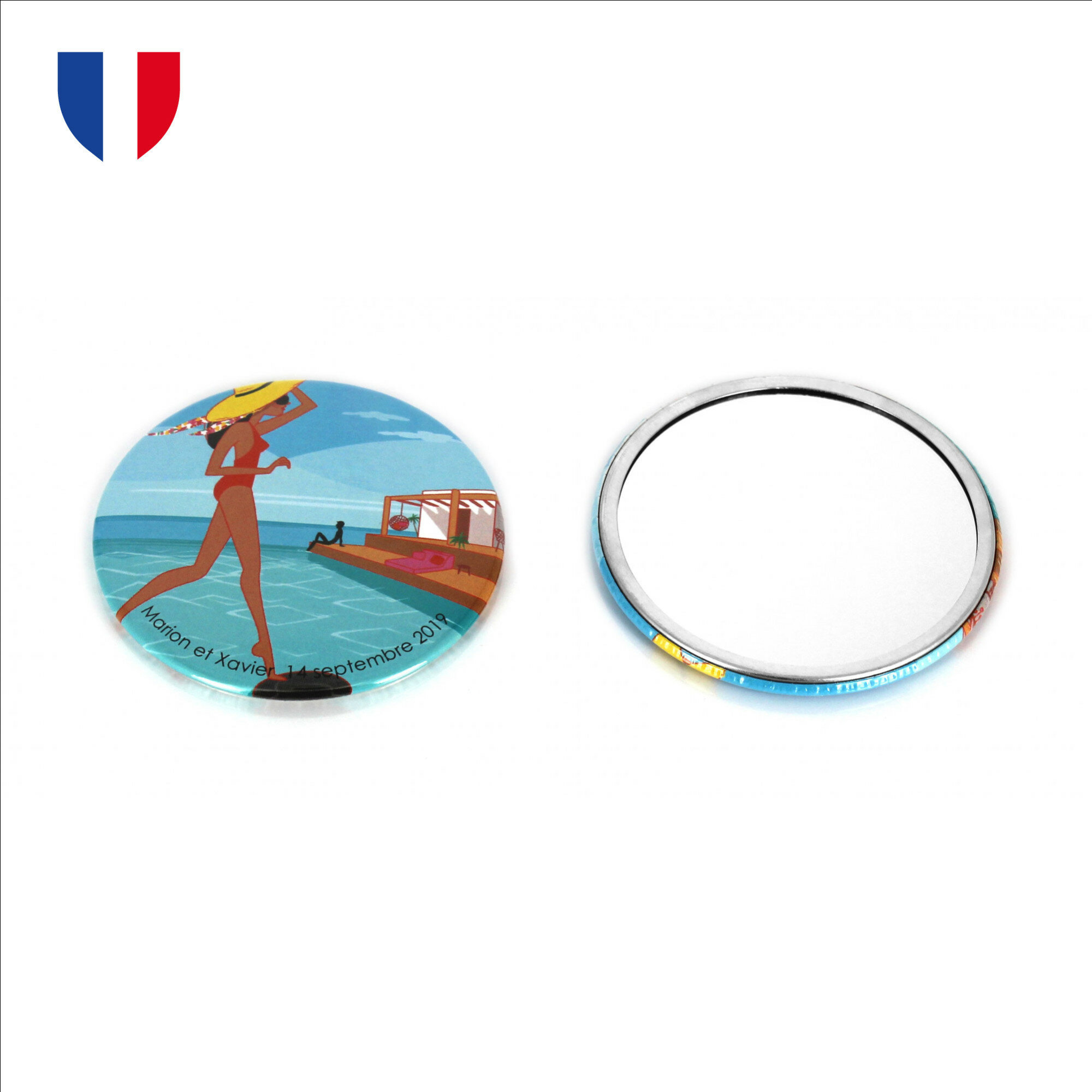 Miroir de poche - made in France Miroir de poche - made in France