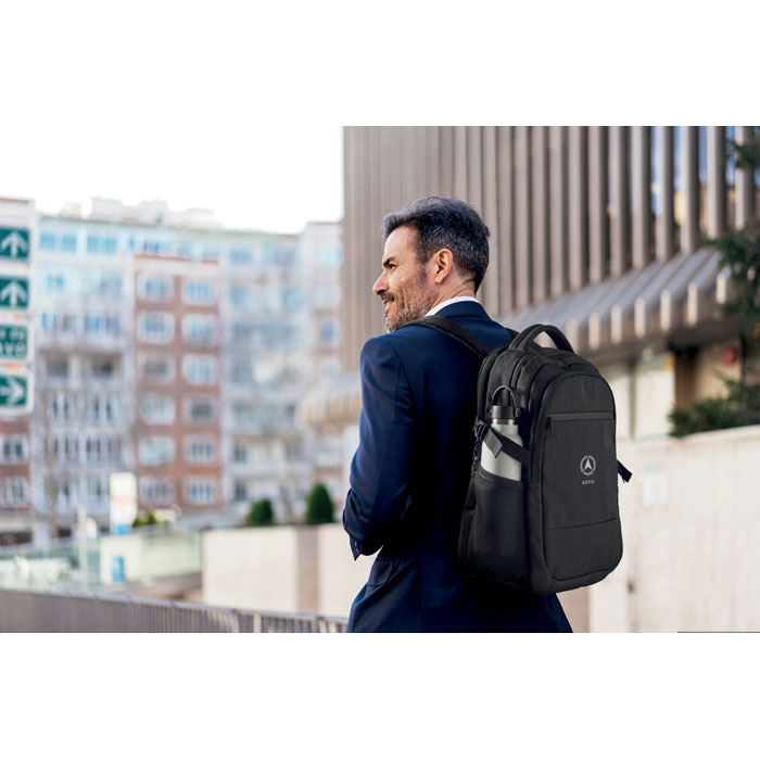 Sac pour ordinateur RPET 600D Hana Sac pour ordinateur RPET 600D Hana – vue 2