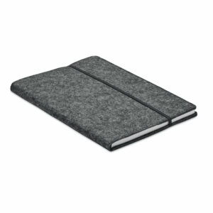 Carnet A5 en feutre RPET Feltbook