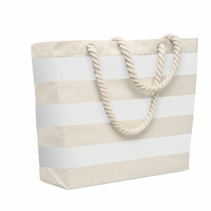 Sac de plage en coton 220 gr/m² Heaven Stripe – vue 2