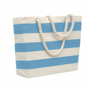 Sac de plage en coton 220 gr/m² Heaven Stripe – vue 3