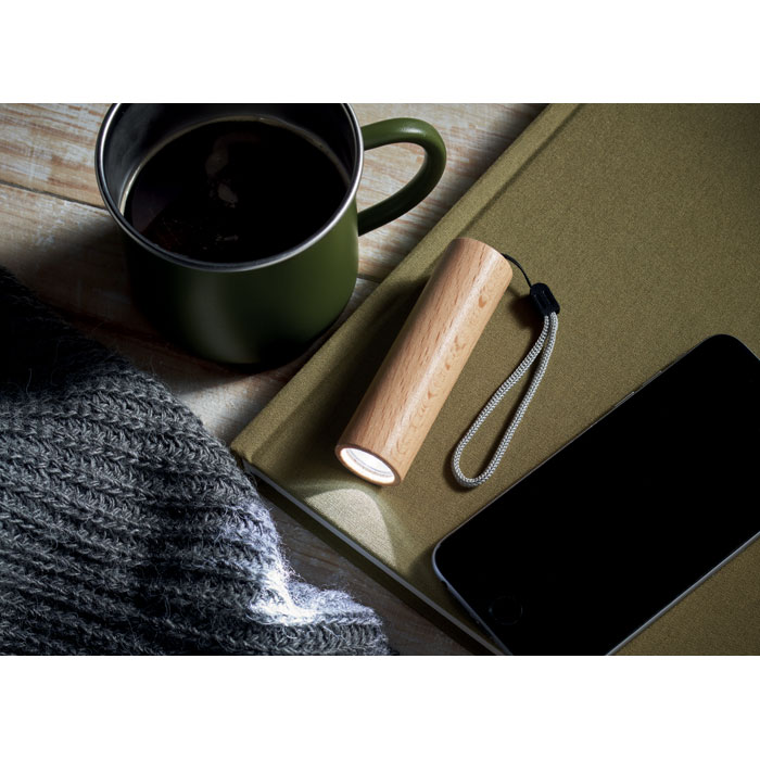 Torche rechargeable en bois Lite Torche rechargeable en bois Lite – vue 2