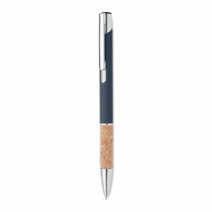 Stylo en aluminium encre bleue Veria – vue 2