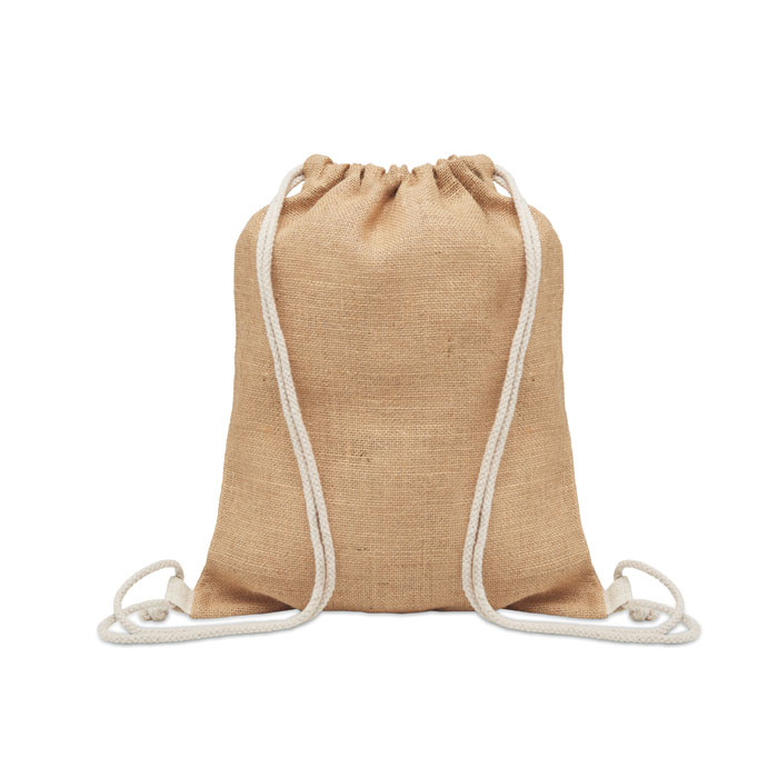 Sac à cordon en jute Fukuro Sac à cordon en jute Fukuro – vue 2