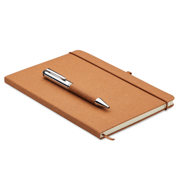 Carnet en cuir recyclé et stylo Eleganote Carnet en cuir recyclé et stylo Eleganote – vue 2