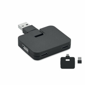 Hub USB 4 ports Square-C