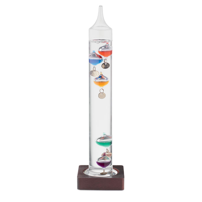 Thermomètre Galileo verre 28cm Gali Thermomètre Galileo verre 28cm Gali