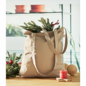 Sac shopping en coton recyclé Viveka Colour – vue 2