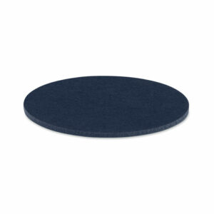 Sous-verre rond en feutre RPET Feltster – vue 2