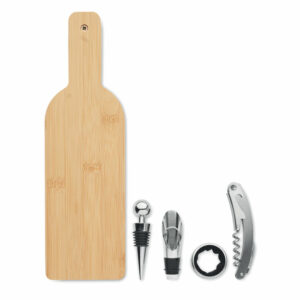 Set de vin forme de bouteille Vinovault Set