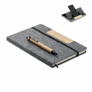 Carnet A5 RPET et stylo Notemix – vue 3