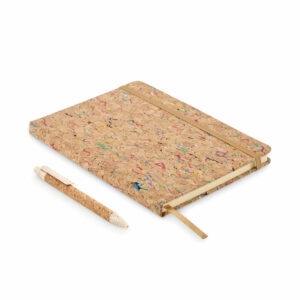 Cahier A5 en liège de couleur Cornota