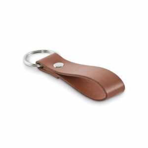 Porte-clés à boucle en PU Strokey