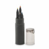 6 crayons de couleur Negro
