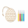 Set de peinture sur œuf en bois Dregg