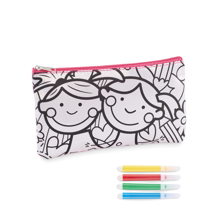 Trousse à crayons avec feutres Kiddo Trousse à crayons avec feutres Kiddo