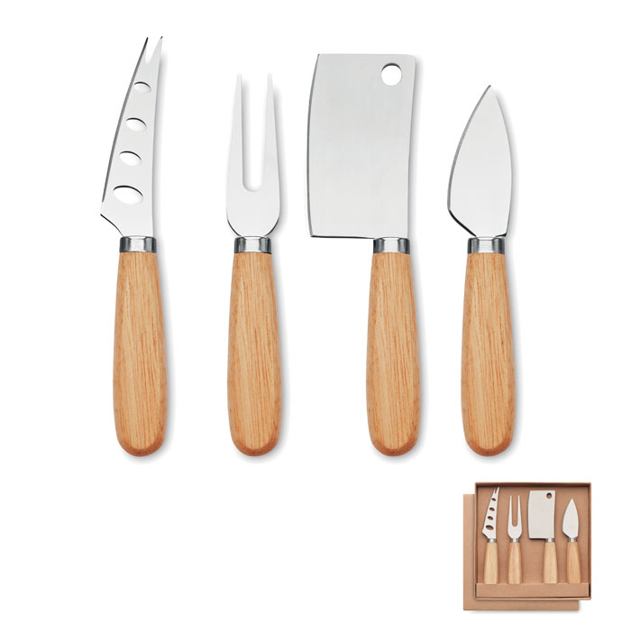 Set de 4 couteaux à fromage Camembert Set de 4 couteaux à fromage Camembert
