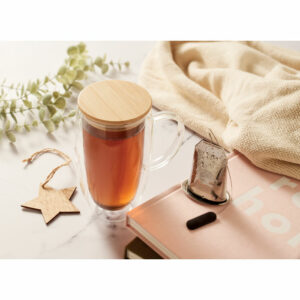Mug en verre double paroi 450ml Terol – vue 2