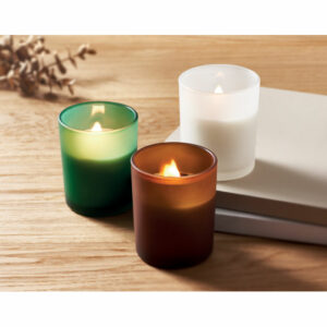 Bougie en cire végétale 80 gr Kivas Wood – vue 2