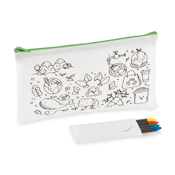 Trousse 4 crayons de couleur Cray Trousse 4 crayons de couleur Cray