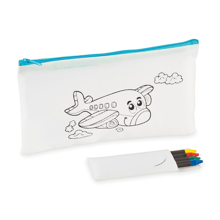 Trousse 4 crayons de couleur Cray Trousse 4 crayons de couleur Cray – vue 2