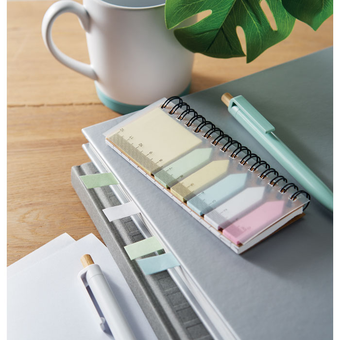 Bloc-notes et marqueurs en PP Memoring Bloc-notes et marqueurs en PP Memoring – vue 2