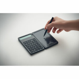 Calculatrice avec tablette LCD Clerk – vue 2