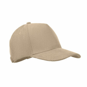 Casquette 5 pans en velours Wale – vue 4