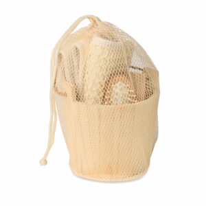 Coffret de bain baquet en bois Selfcare