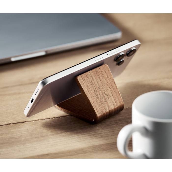 Support de téléphone en bois de no Hold Support de téléphone en bois de no Hold – vue 2