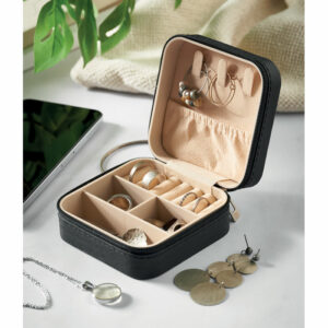 Boîte à bijoux de voyage en PU Julbox – vue 2