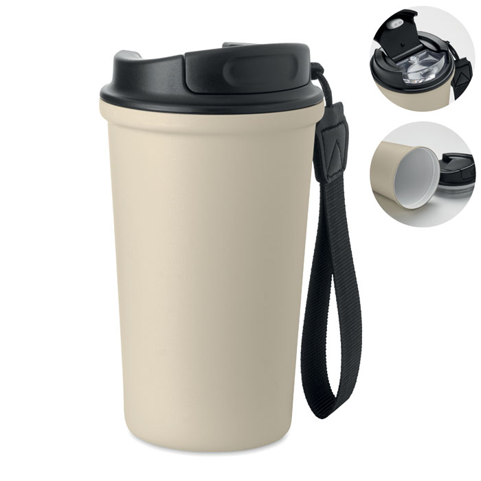 Gobelet en acier recyclé 400ml Nakano Gobelet en acier recyclé 400ml Nakano – vue 3