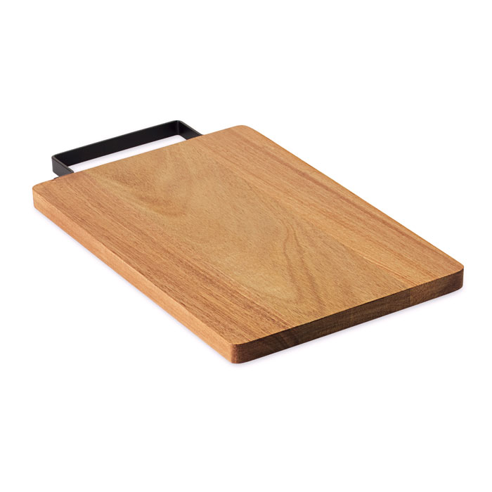Planche en acacia avec poignée en Asta Planche en acacia avec poignée en Asta