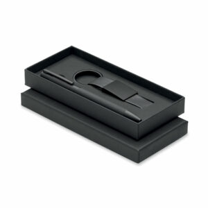 Set stylo à bille et porte-clés en Escri Set