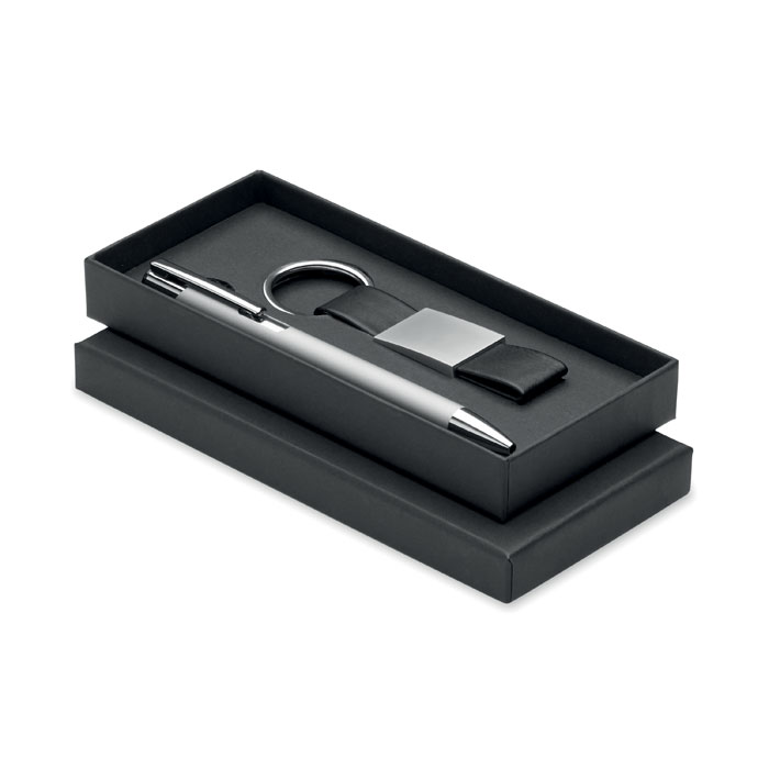 Set stylo à bille et porte-clés en Escri Set Set stylo à bille et porte-clés en Escri Set – vue 3
