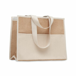 Sac shopping en toile et jute Campo De Geli