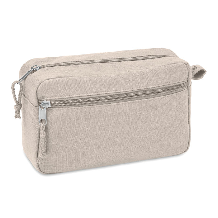 Trousse de toilette en chanvre Naima Cosmetic Trousse de toilette en chanvre Naima Cosmetic – vue 4