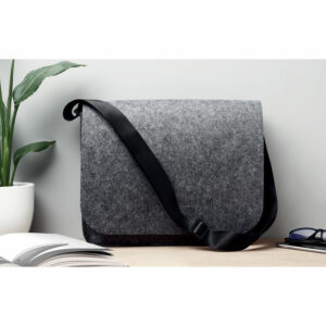 Sac messager en feutre RPET Baglo – vue 2