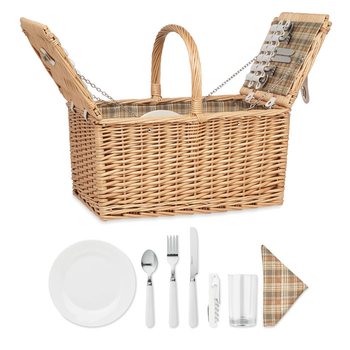 Panier pique-nique en osier 4 Mimbre Plus Panier pique-nique en osier 4 Mimbre Plus