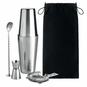 Set pour cocktail en inox Boston